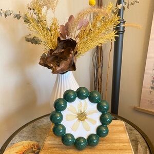 New Adorable Pressed cosmo flower in an anthropologie bubble frame.